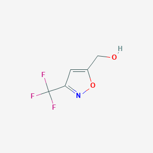 molecular formula C5H4F3NO2 B2959396 (3-(Trifluoromethyl)isoxazol-5-yl)methanol CAS No. 93498-41-0