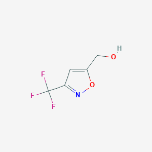 molecular formula C5H4F3NO2 B2959396 (3-(三氟甲基)异恶唑-5-基)甲醇 CAS No. 93498-41-0