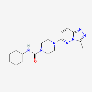 N-cyclohexyl-4-(3-methyl-[1,2,4]triazolo[4,3-b]pyridazin-6-yl)piperazine-1-carboxamide
