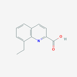 molecular formula C12H11NO2 B2959408 8-Ethylquinoline-2-carboxylic acid CAS No. 77739-84-5