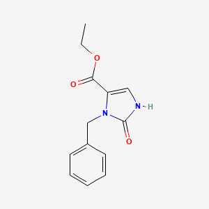 molecular formula C13H14N2O3 B2959418 ethyl 3-benzyl-2-oxo-2,3-dihydro-1H-imidazole-4-carboxylate CAS No. 1558246-07-3