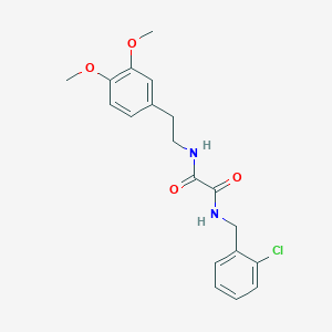 N1-(2-chlorobenzyl)-N2-(3,4-dimethoxyphenethyl)oxalamide