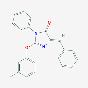 5-benzylidene-2-(3-methylphenoxy)-3-phenyl-3,5-dihydro-4H-imidazol-4-one