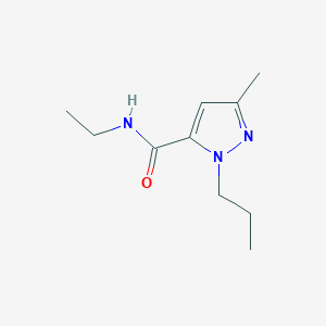 molecular formula C10H17N3O B2959459 N-ethyl-3-methyl-1-propyl-1H-pyrazole-5-carboxamide CAS No. 956951-10-3