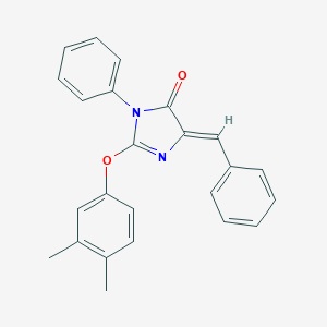 4-Benzylidene-1-phenyl-2-(3,4-dimethylphenoxy)-2-imidazoline-5-one