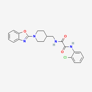 N1-((1-(benzo[d]oxazol-2-yl)piperidin-4-yl)methyl)-N2-(2-chlorophenyl)oxalamide
