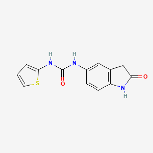 1-(2-Oxoindolin-5-yl)-3-(thiophen-2-yl)urea