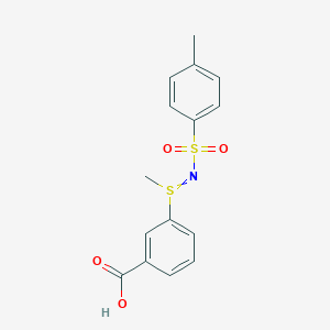 3-[S-methyl-N-(4-methylphenyl)sulfonylsulfinimidoyl]benzoic acid