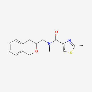 N-(isochroman-3-ylmethyl)-N,2-dimethylthiazole-4-carboxamide