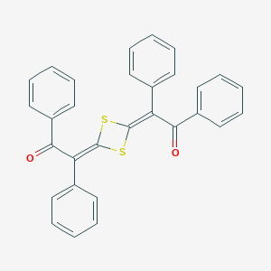 molecular formula C30H20O2S2 B295950 2-[4-(2-Oxo-1,2-diphenylethylidene)-1,3-dithietan-2-ylidene]-1,2-diphenylethanone 