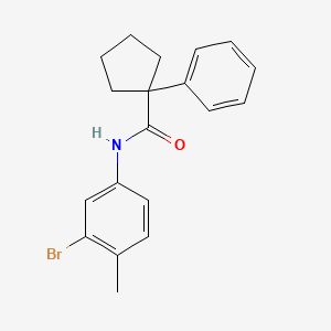 N-(3-Bromo-4-methylphenyl)(phenylcyclopentyl)formamide