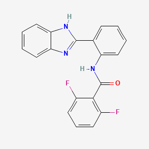 N-(2-(1H-benzo[d]imidazol-2-yl)phenyl)-2,6-difluorobenzamide