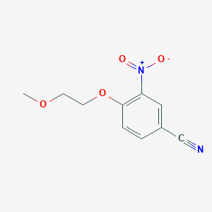 4-(2-Methoxyethoxy)-3-nitrobenzonitrile