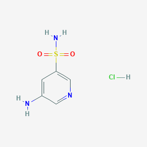 5-Aminopyridine-3-sulfonamide hcl