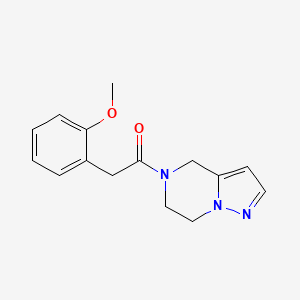1-(6,7-dihydropyrazolo[1,5-a]pyrazin-5(4H)-yl)-2-(2-methoxyphenyl)ethanone