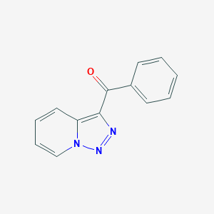 molecular formula C13H9N3O B295957 Phenyl(triazolo[1,5-a]pyridin-3-yl)methanone 