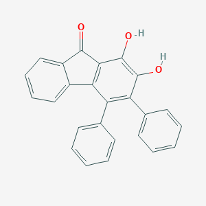 molecular formula C25H16O3 B295960 1,2-dihydroxy-3,4-diphenyl-9H-fluoren-9-one 