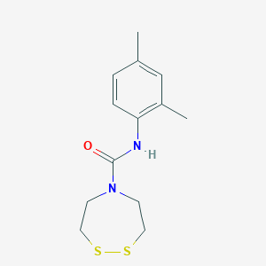 molecular formula C13H18N2OS2 B2959626 N-(2,4-dimethylphenyl)-1,2,5-dithiazepane-5-carboxamide CAS No. 1797568-15-0