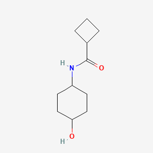 molecular formula C11H19NO2 B2959767 N-(4-hydroxycyclohexyl)cyclobutanecarboxamide CAS No. 1090812-91-1