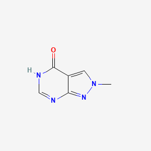 molecular formula C6H6N4O B2959829 2-甲基-1H-吡唑并[3,4-d]嘧啶-4(2H)-酮 CAS No. 21230-41-1