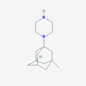 molecular formula C15H26N2 B2959841 1-(3-甲基-1-金刚烷基)哌嗪 CAS No. 906789-25-1