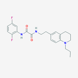N1-(2,5-difluorophenyl)-N2-(2-(1-propyl-1,2,3,4-tetrahydroquinolin-6-yl)ethyl)oxalamide