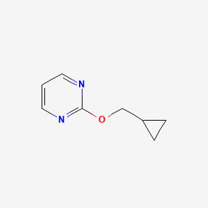 molecular formula C8H10N2O B2959852 2-(Cyclopropylmethoxy)pyrimidine CAS No. 2197711-51-4