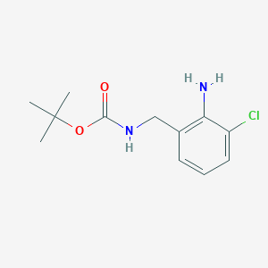 Tert-butyl N-[(2-amino-3-chlorophenyl)methyl]carbamate