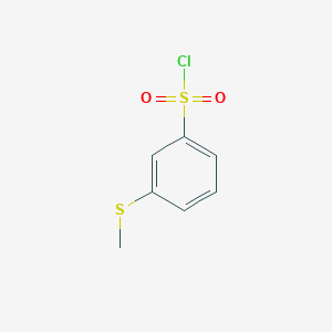 molecular formula C7H7ClO2S2 B2959875 3-Methylsulfanylbenzenesulfonyl chloride CAS No. 60036-46-6