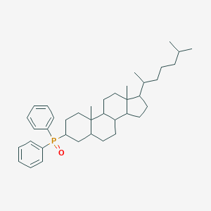 molecular formula C39H57OP B295990 3-diphenylphosphoryl-10,13-dimethyl-17-(6-methylheptan-2-yl)-2,3,4,5,6,7,8,9,11,12,14,15,16,17-tetradecahydro-1H-cyclopenta[a]phenanthrene 