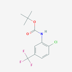 Tert butyl 2-chloro-5-(trifluoromethyl)phenylcarbamate