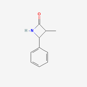 molecular formula C10H11NO B2959928 3-Methyl-4-phenylazetidin-2-one CAS No. 158703-40-3