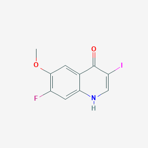 molecular formula C10H7FINO2 B2960013 7-氟-3-碘-6-甲氧基喹啉-4-醇 CAS No. 1595523-65-1