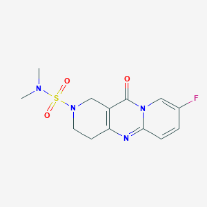 8-fluoro-N,N-dimethyl-11-oxo-3,4-dihydro-1H-dipyrido[1,2-a:4',3'-d]pyrimidine-2(11H)-sulfonamide