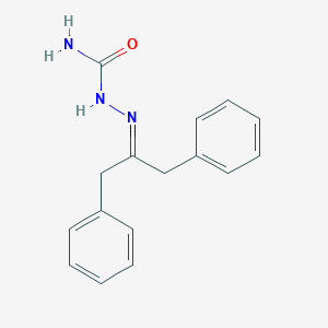 molecular formula C16H17N3O B296002 1,3-Diphenylacetone semicarbazone 