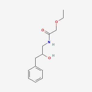 molecular formula C13H19NO3 B2960020 2-ethoxy-N-(2-hydroxy-3-phenylpropyl)acetamide CAS No. 1351606-86-4
