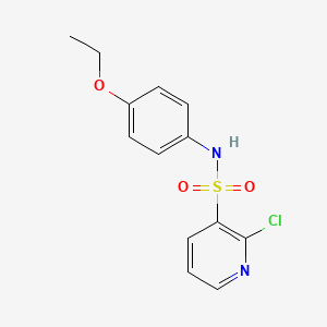 molecular formula C13H13ClN2O3S B2960026 2-chloro-N-(4-ethoxyphenyl)pyridine-3-sulfonamide CAS No. 1156721-54-8