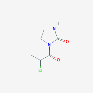 1-(2-Chloropropanoyl)imidazolidin-2-one