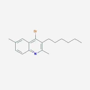 4-Bromo-3-hexyl-2,6-dimethylquinoline