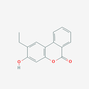 molecular formula C15H12O3 B2960037 2-Ethyl-3-hydroxybenzo[c]chromen-6-one CAS No. 302953-08-8