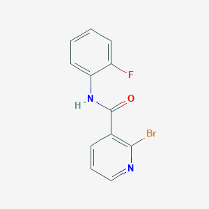 2-bromo-N-(2-fluorophenyl)pyridine-3-carboxamide