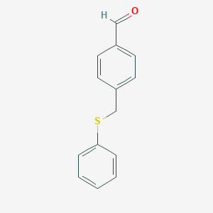 molecular formula C14H12OS B296005 4-[(Phenylsulfanyl)methyl]benzaldehyde 