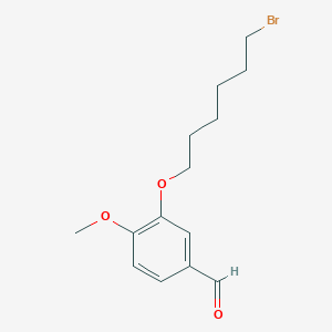 3-[(6-Bromohexyl)oxy]-4-methoxybenzaldehyde