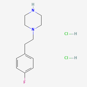 molecular formula C12H19Cl2FN2 B2960092 1-[2-(4-Fluorophenyl)ethyl]piperazine dihydrochloride CAS No. 113240-18-9