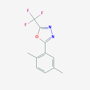 2-(2,5-Dimethylphenyl)-5-(trifluoromethyl)-1,3,4-oxadiazole