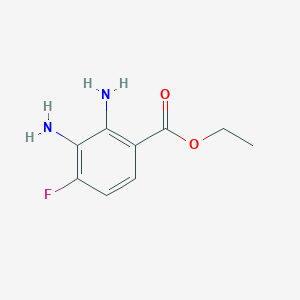 molecular formula C9H11FN2O2 B2960121 Ethyl 2,3-diamino-4-fluorobenzoate CAS No. 1936001-93-2