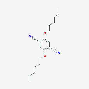 molecular formula C20H28N2O2 B296014 2,5-Bis(hexyloxy)terephthalonitrile 