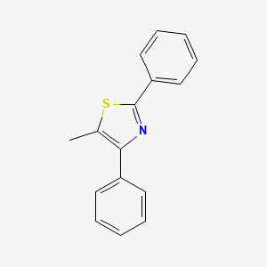 molecular formula C16H13NS B2960170 5-甲基-2,4-二苯基噻唑 CAS No. 14229-93-7