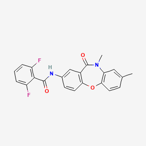 N-(8,10-dimethyl-11-oxo-10,11-dihydrodibenzo[b,f][1,4]oxazepin-2-yl)-2,6-difluorobenzamide