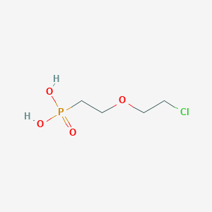 molecular formula C4H10ClO4P B2960215 2-(2-氯乙氧基)乙基膦酸 CAS No. 69404-51-9